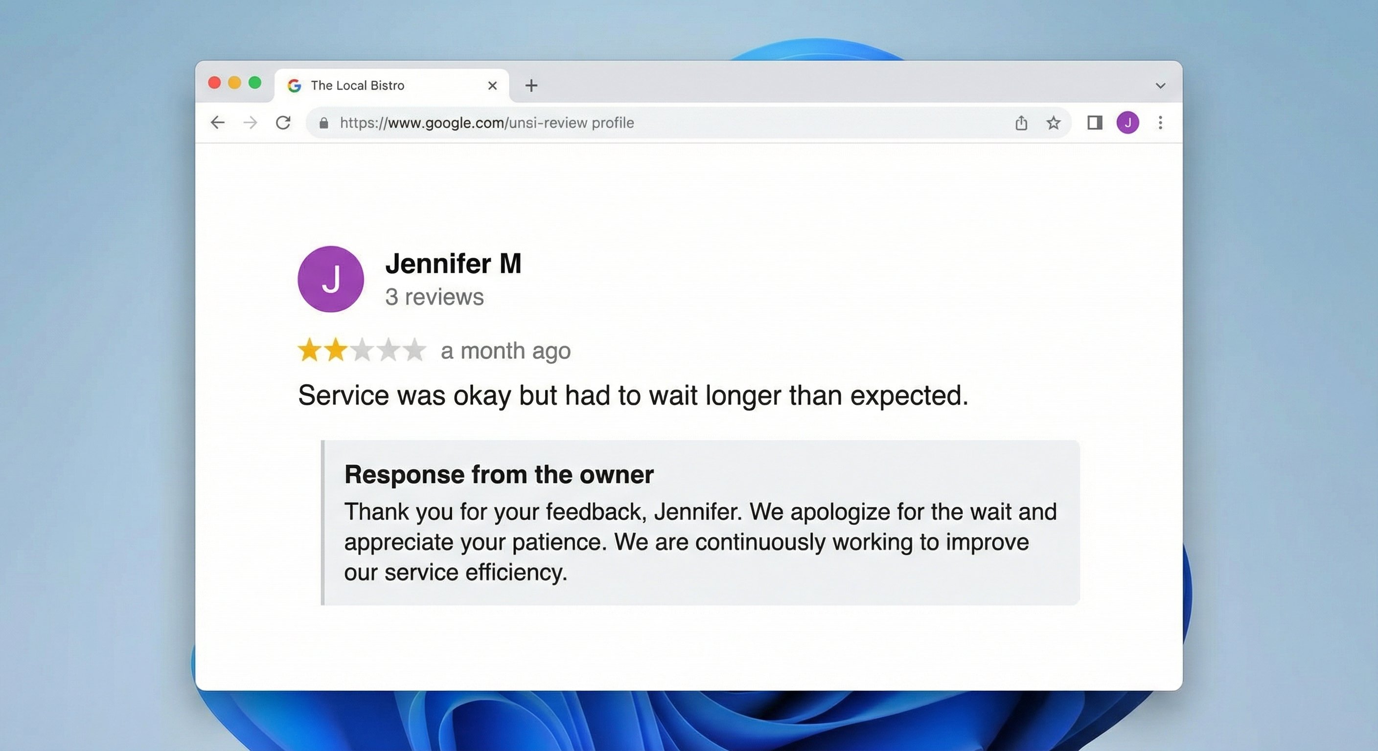 Review Response Demo